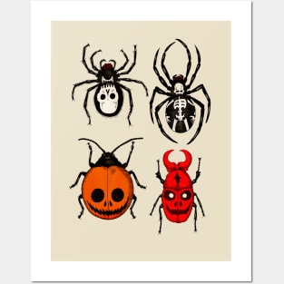 Spooky Bugs Posters and Art